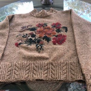 Laura Ashley 100% wool sweater great fall is here!